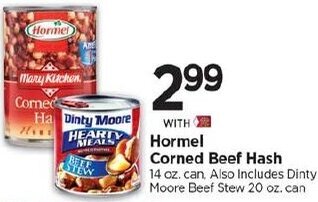 Tops Hormel Corned Beef Hash offer