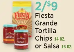 Heinen's Fiesta Grande Tortilla Chips 14 OZ. or Salsa 16 OZ offer