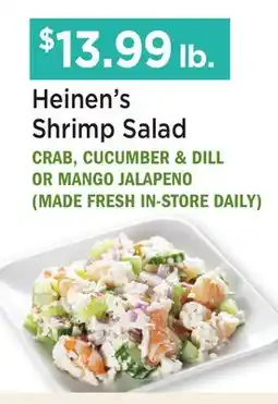 Heinen's Heinen's Shrimp Salad offer
