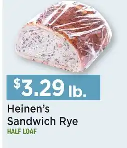 Heinen's Heinen's Sandwich Rye offer