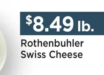 Heinen's Rothenbuhler Swiss Cheese offer