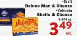 Rio Valley Market •Kraft Deluxe Mac & Cheese •Velveeta Shells & Cheese offer