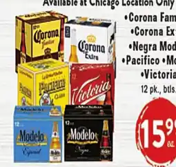 Rio Valley Market • Corona Familiar • Corona Extra • Negra Modelo • Pacifico • Victoria offer
