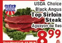 Rio Valley Market USDA Choice Black Angus Top Sirloin Steak offer