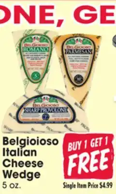 Jewel-Osco Belgioioso Italian Italian Cheese Cheese Wedge offer