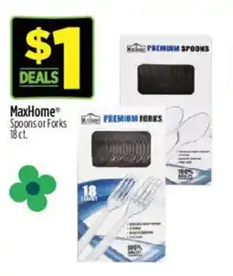 Dollar General MaxHome spoons or forks offer
