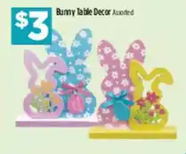 Dollar General Bunny Table Decor Assorted offer