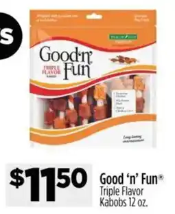 Dollar General Good 'n' Fun triple flavor kabobs offer
