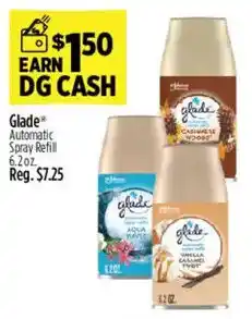 Dollar General Glade automatic spray refill offer