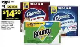Dollar General Charmin bath tissue ultra strong offer