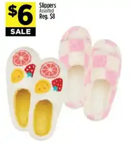 Dollar General Slippers assorted offer