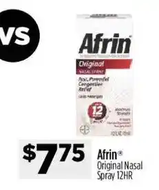 Dollar General Afrin Original Nasal Spray offer