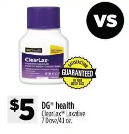 Dollar General DG health offer
