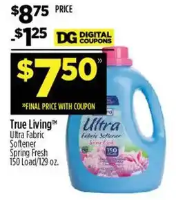 Dollar General True living ultra softener spring fresh offer