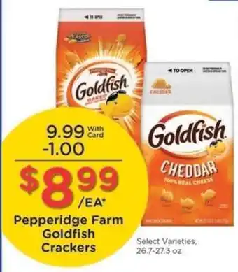Kroger Pepperidge Farm Goldfish Crackers offer