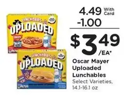 Kroger Oscar Mayer Uploaded Lunchables offer