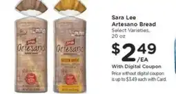 Kroger Sara Lee Artesano Bread offer