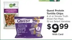 Kroger Quest Protein Tortilla Chips offer
