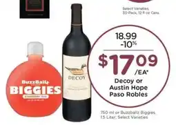 Kroger Decoy or Austin Hope Paso Robles offer