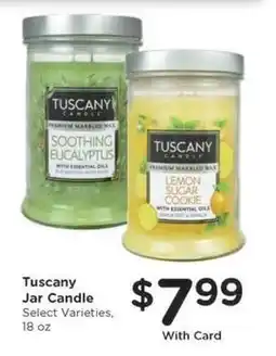 Kroger Tuscany Jar Candle offer