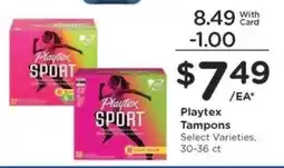 Kroger Playtex Tampons offer