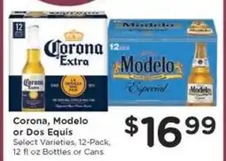 Kroger Corona, Modelo or Dos Equis offer