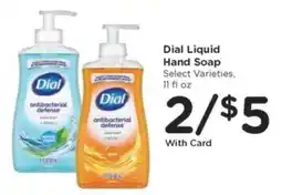 Kroger Dial Liquid Hand Soap offer