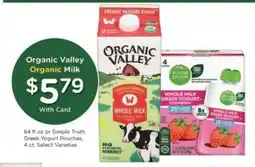 Kroger Organic Valley Organic Milk offer