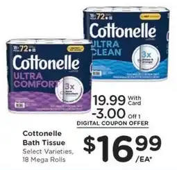 Kroger Cottonelle Bath Tissue offer