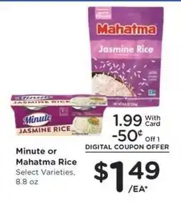 Kroger Minute or Mahatma Rice offer
