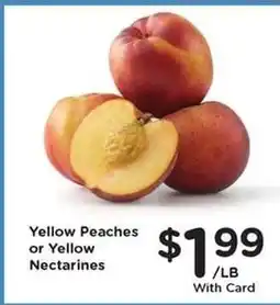 Kroger Yellow Peaches or Yellow Nectarines offer