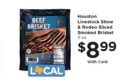 Kroger Houston Livestock Show & Rodeo Sliced Smoked Brisket offer