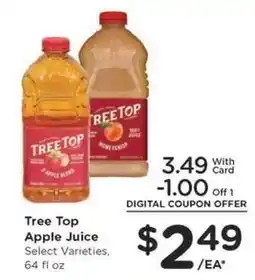 Kroger Tree Top Apple Juice offer