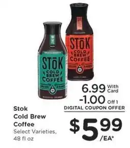 Kroger Stōk Cold Brew Coffee offer