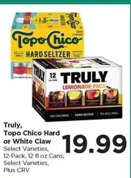 Food 4 Less Truly, Topo Chico Hard or White Claw offer