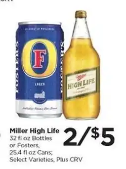 Food 4 Less Miller High Life offer