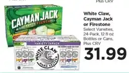 Food 4 Less White Claw, Cayman Jack or Firestone offer