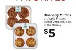 Food 4 Less Blueberry Muffins or Apple Fritters offer