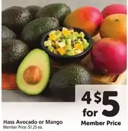 Safeway Hass Avocado or Mango offer