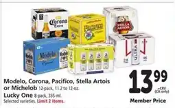 Safeway Modelo, Corona, Pacifico, Stella Artois or Michelob offer