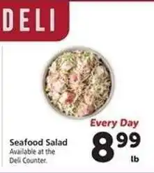 Safeway Seafood Salad offer