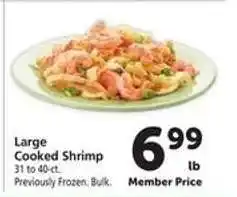 Safeway Large Cooked Shrimp offer