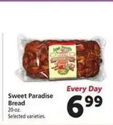 Safeway Sweet Paradise Bread offer