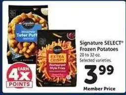 Safeway Signature Select Frozen Potatoes offer