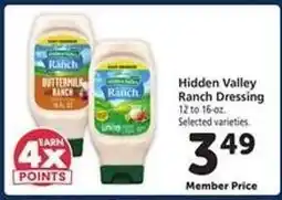 Safeway Hidden Valley Ranch Dressing offer