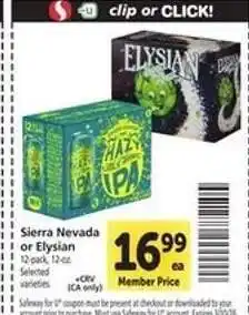 Sierra Nevada or Elysian