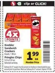 Safeway Pringles Chips offer