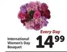 Safeway International Women's Day Bouquet offer