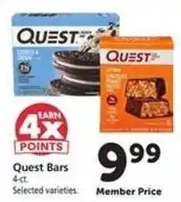 Safeway Quest Bars offer