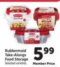 Safeway Rubbermaid Take Alongs Food Storage offer